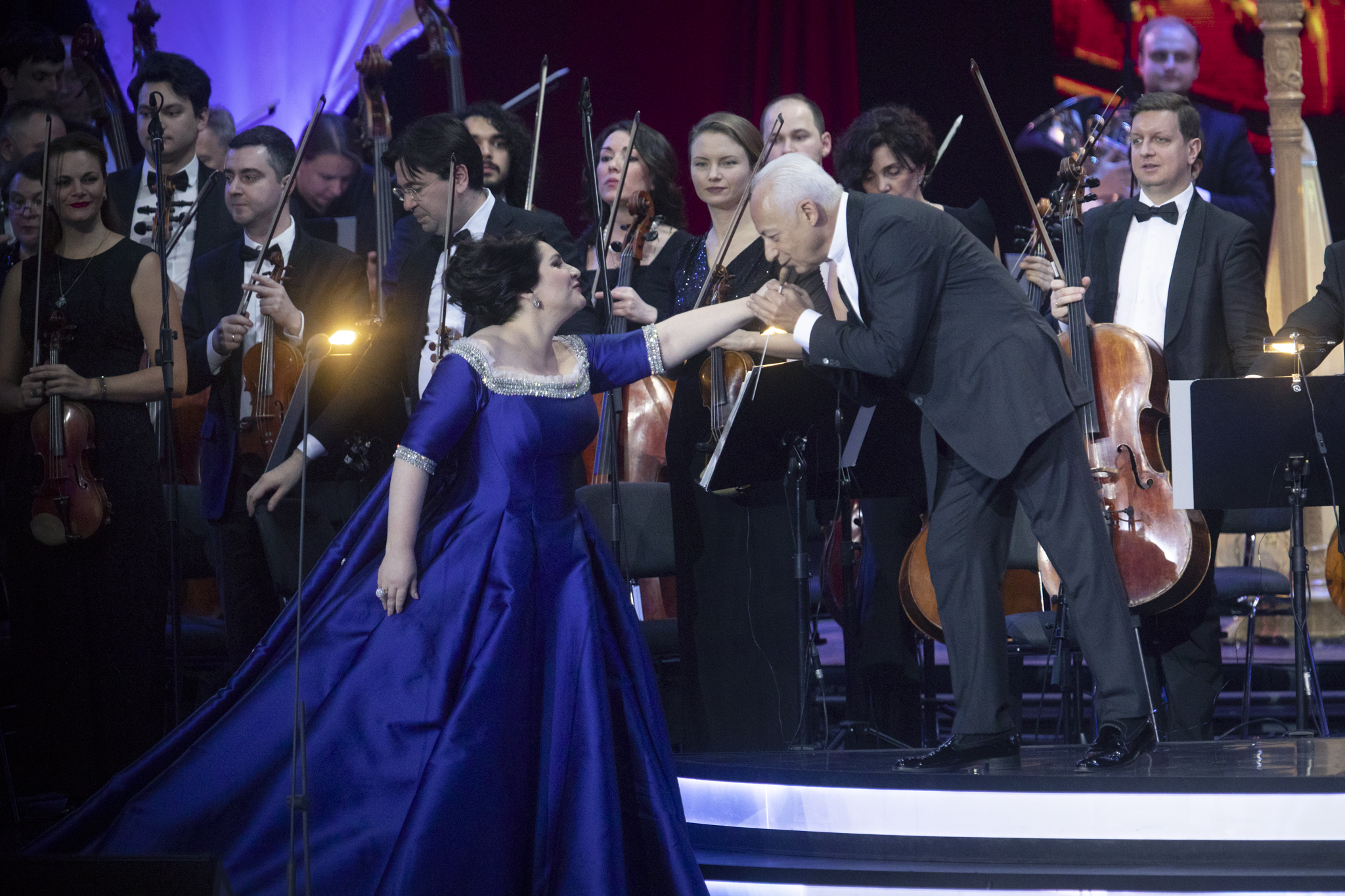 Владимир Спиваков и Хибла Герзмава