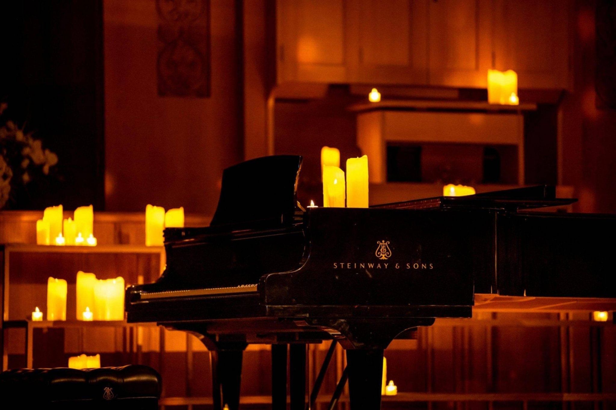 Летний вечер при свечах. Два рояля